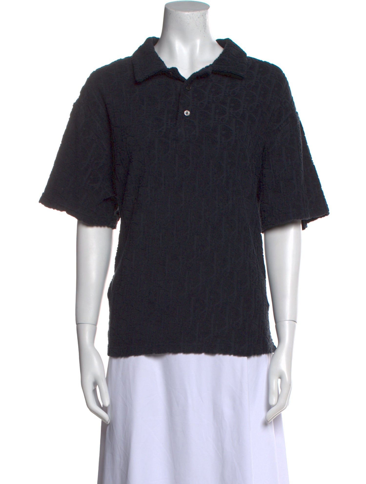 DIOR MEN 2021 Oblique Jacquard Polo Shirt