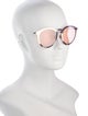 Christian Dior Round Clear Sunglasses