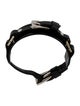 Christian Dior Leather Buckle Wrap Bracelet