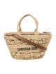 Christian Dior Raffia Hat Basket Medium