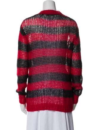 Christian Dior Mohair Striped Sweater