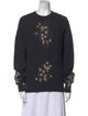 Christian Dior Wool Floral Print Sweater