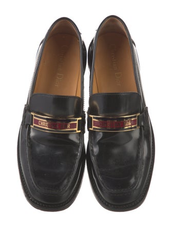 Christian Dior Leather Loafers