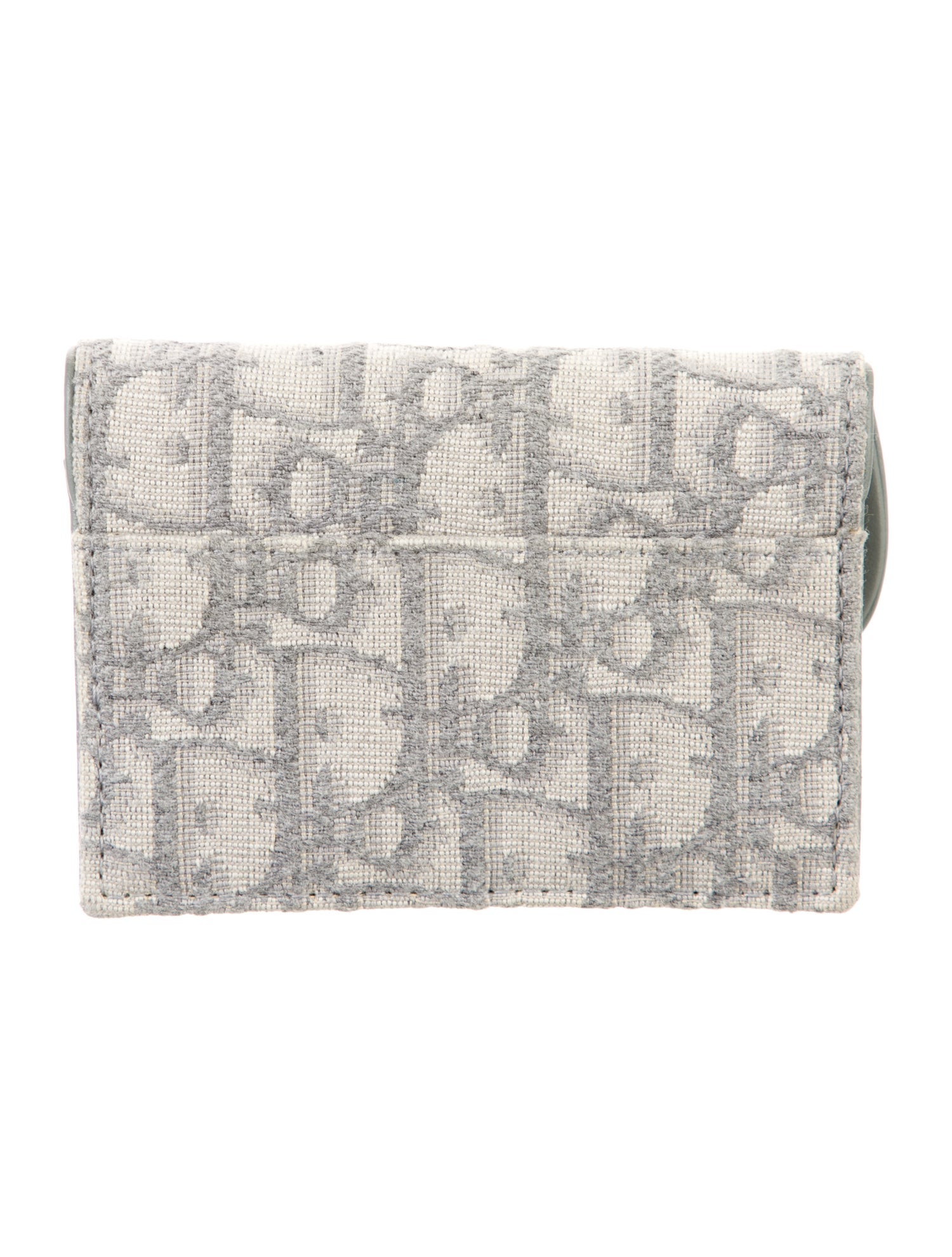 Christian Dior 2021 Saddle Bloom Card Holder Compact Wallet