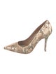 Christian Dior Sequins Printed Pumps