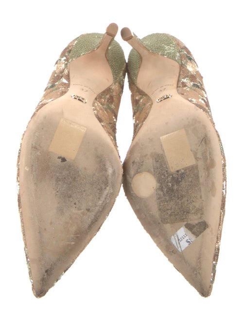 Christian Dior Sequins Printed Pumps