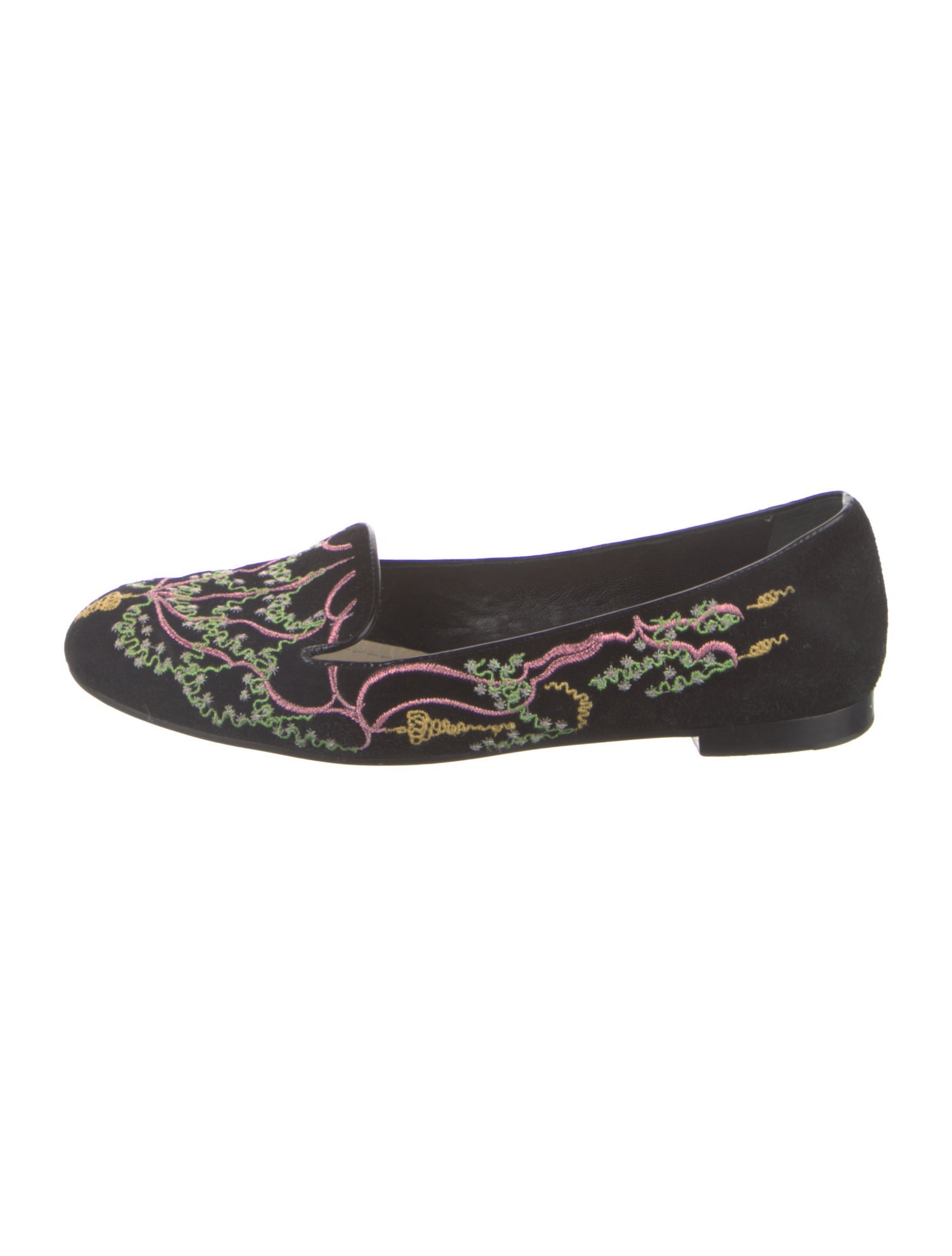 Christian Dior Suede Printed Loafers