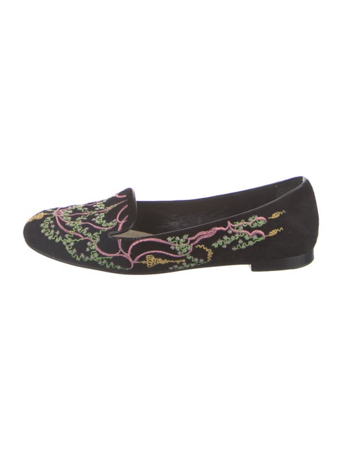 Christian Dior Suede Printed Loafers