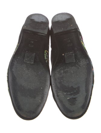 Christian Dior Suede Printed Loafers
