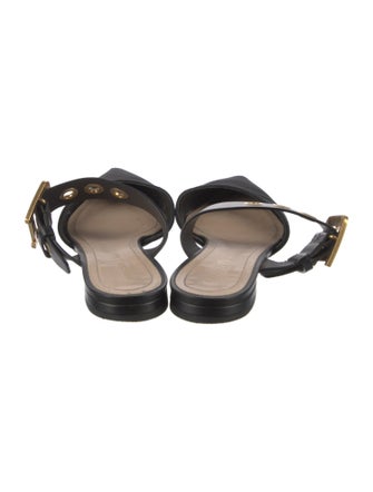 Christian Dior Cutout Accent Mules