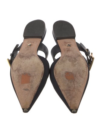 Christian Dior Cutout Accent Mules