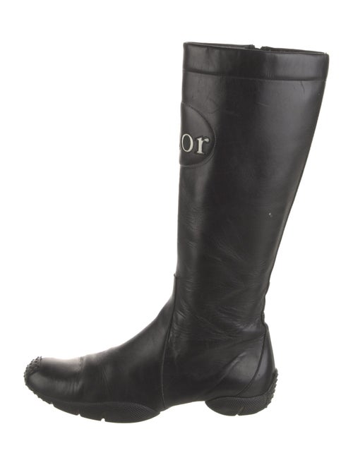 Christian Dior Leather Rain Boots