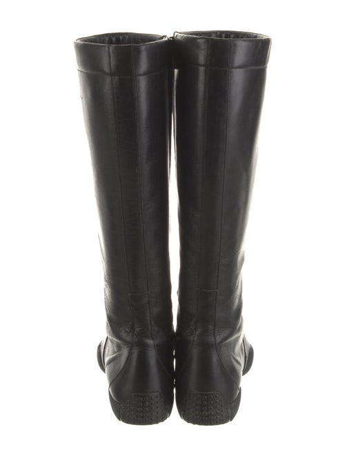 Christian Dior Leather Rain Boots