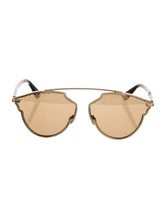 Christian Dior Cat-Eye Mirrored Sunglasses