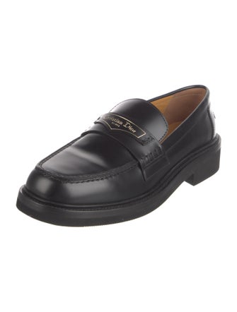 Christian Dior Leather Loafers