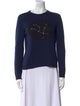 Christian Dior Cashmere Graphic Print Sweater