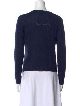 Christian Dior Cashmere Graphic Print Sweater