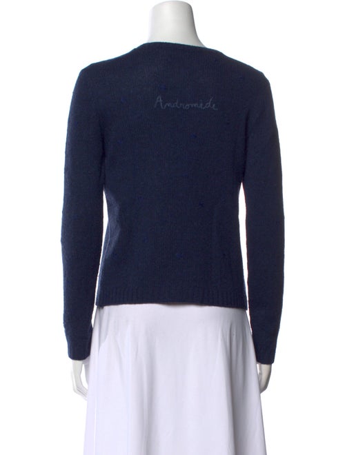 Christian Dior Cashmere Graphic Print Sweater