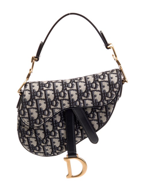 Christian Dior Oblique Jacquard Oblique Saddle Mini