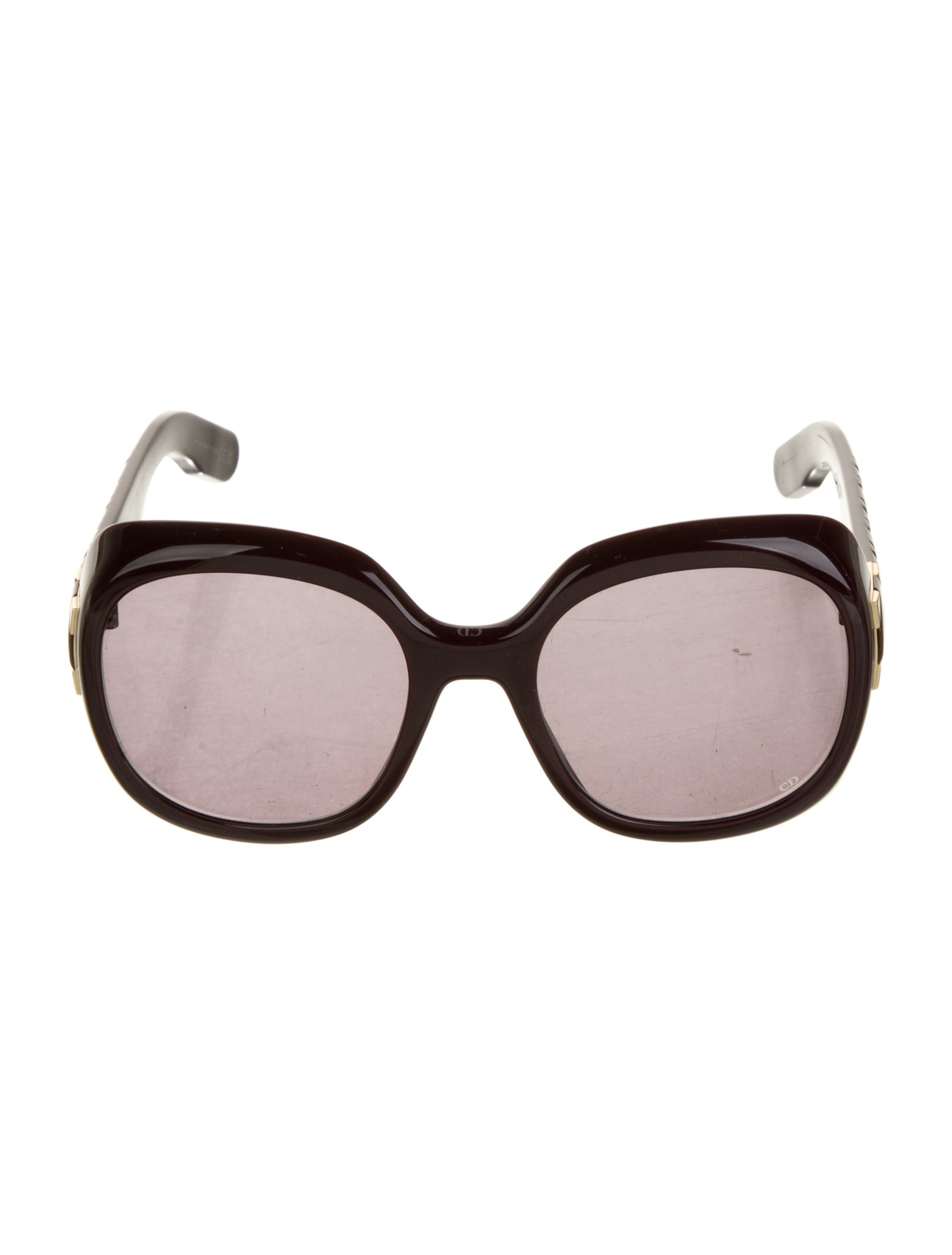 Christian Dior Cannage Pattern Oversize Sunglasses