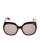 Christian Dior Cannage Pattern Oversize Sunglasses