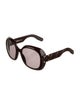 Christian Dior Cannage Pattern Oversize Sunglasses