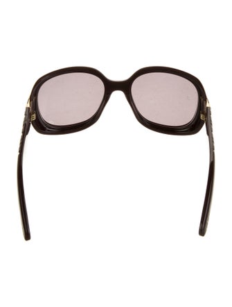 Christian Dior Cannage Pattern Oversize Sunglasses