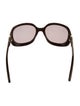 Christian Dior Cannage Pattern Oversize Sunglasses