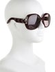 Christian Dior Cannage Pattern Oversize Sunglasses