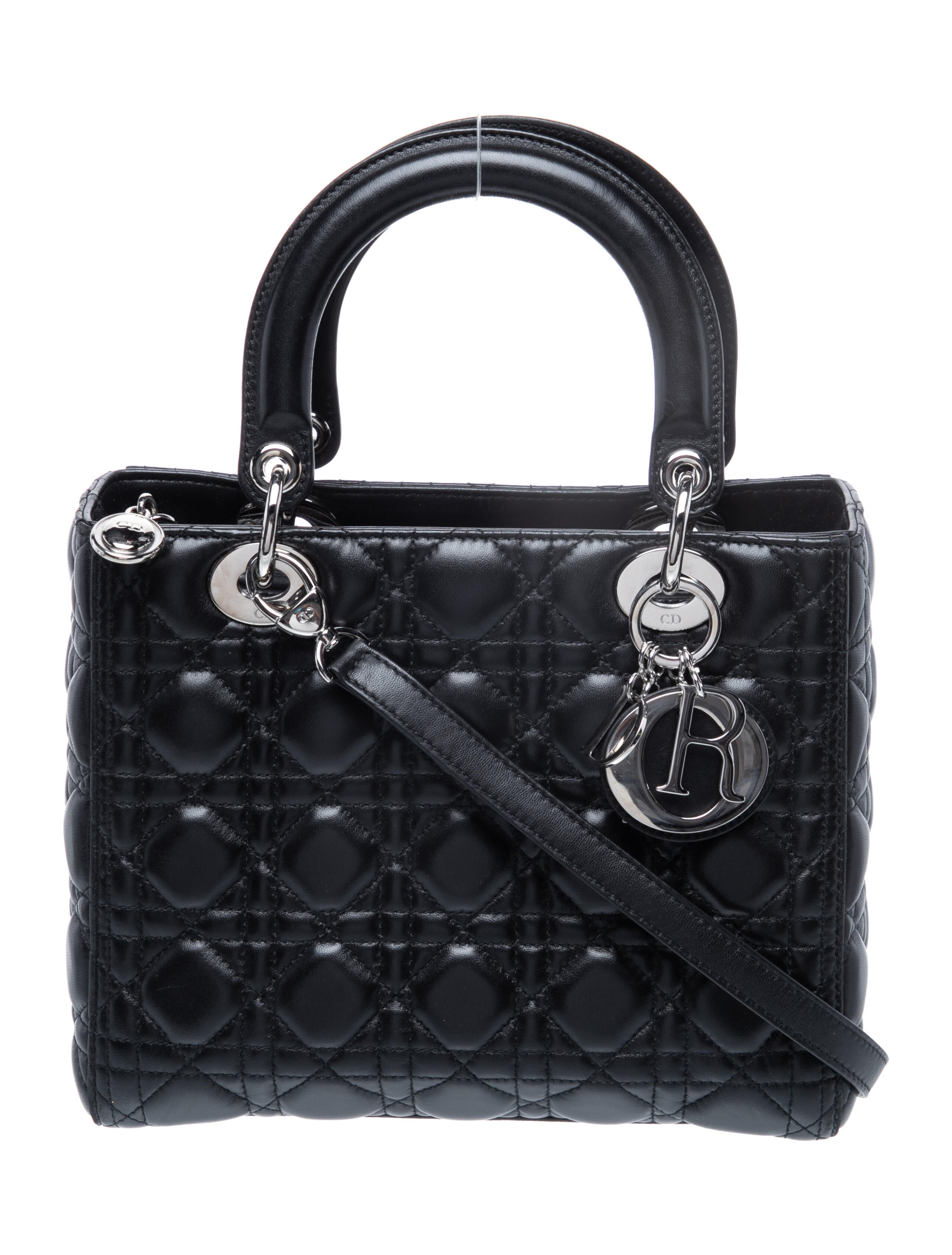 Christian Dior Cannage Lady Dior Medium Vintage