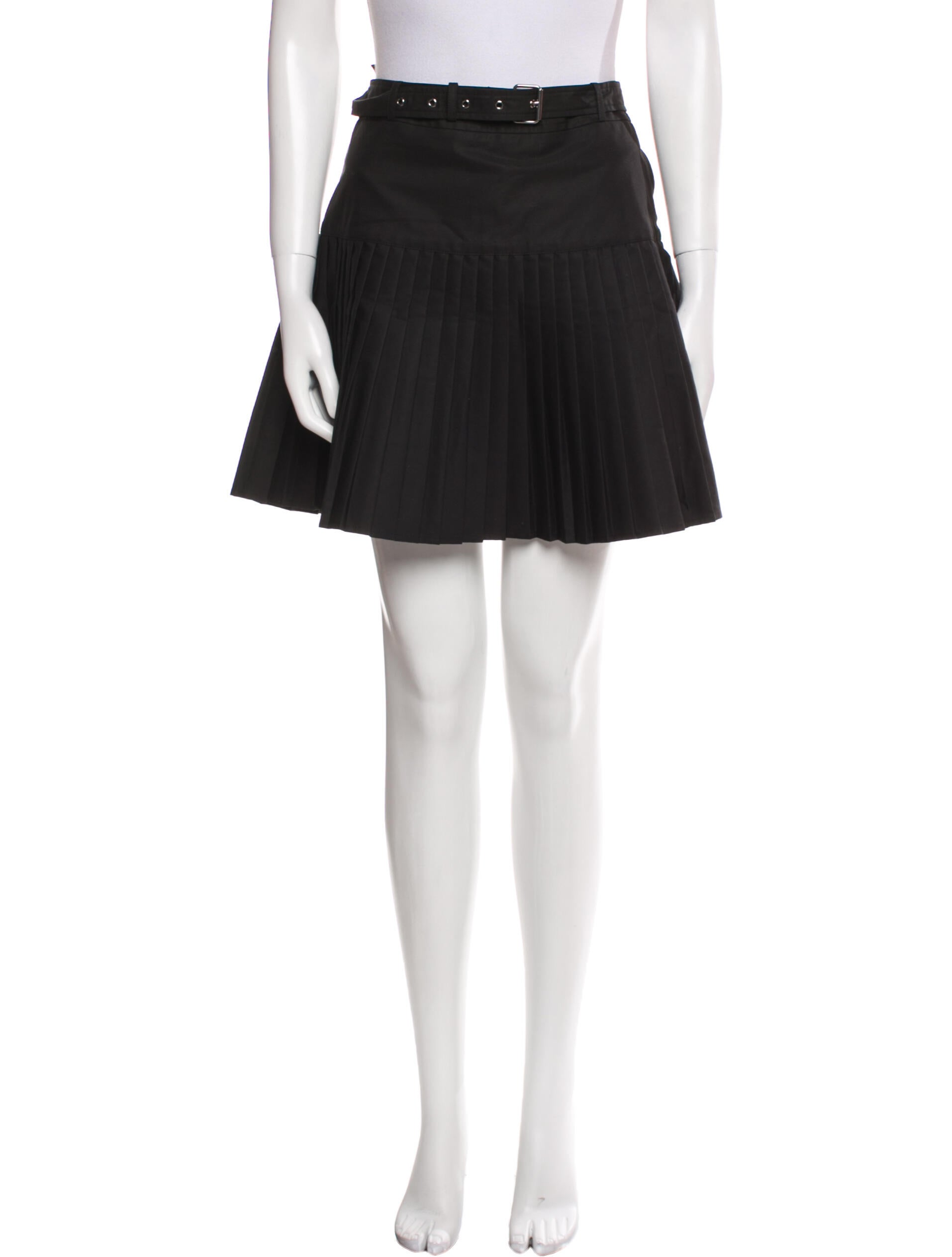 Christian Dior Pleated Accents Mini Skirt