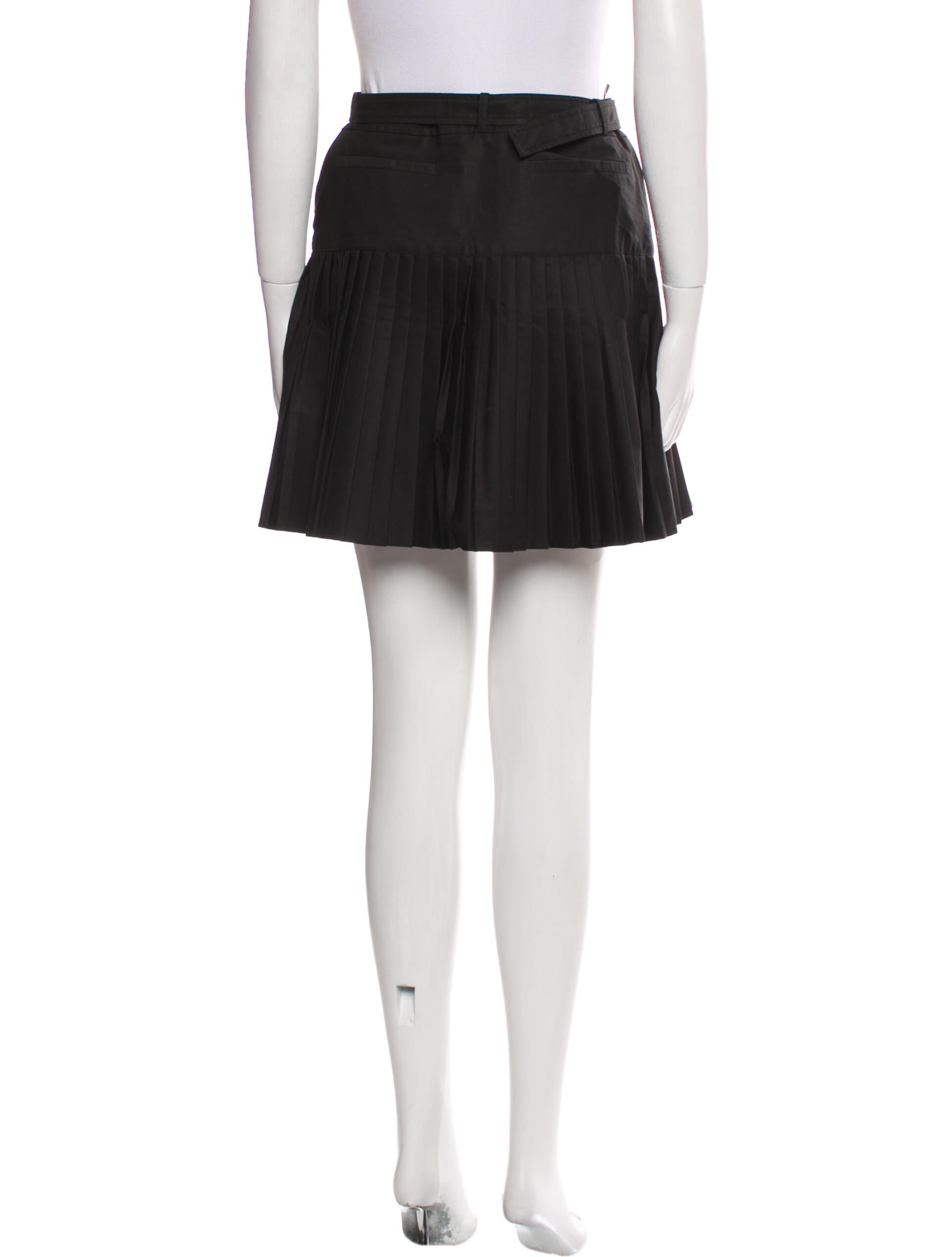 Christian Dior Pleated Accents Mini Skirt