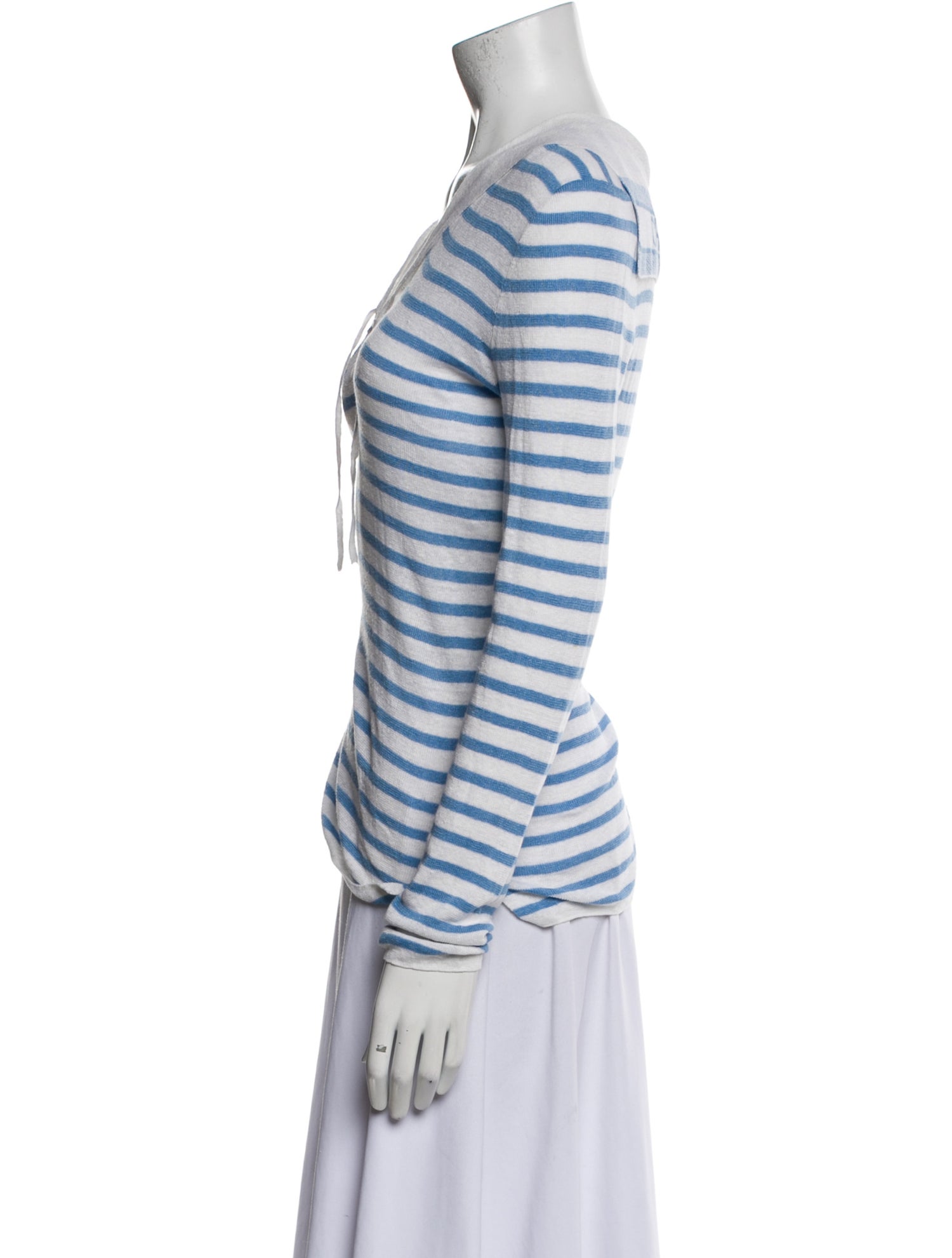 Christian Dior Linen Striped Top