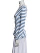 Christian Dior Linen Striped Top