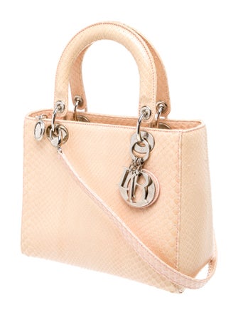 Christian Dior Python Lady Dior Medium