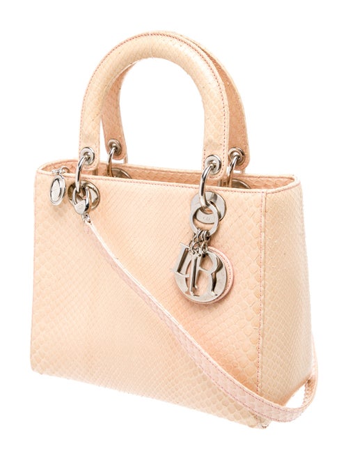 Christian Dior Python Lady Dior Medium