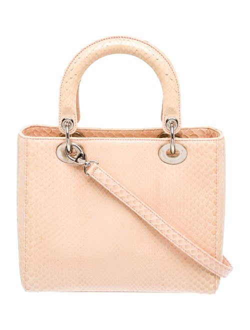 Christian Dior Python Lady Dior Medium