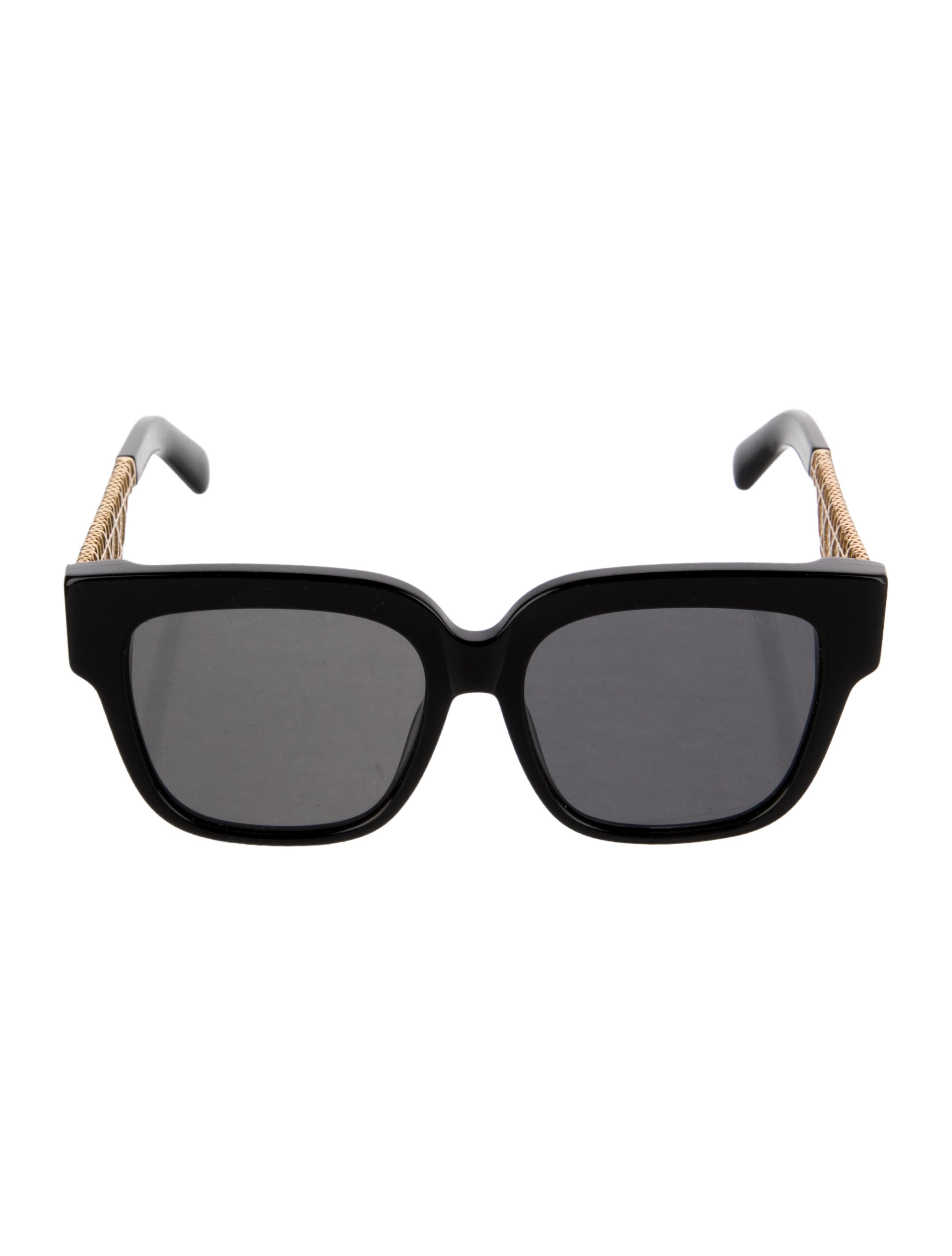 Christian Dior Cannage Pattern Square Sunglasses
