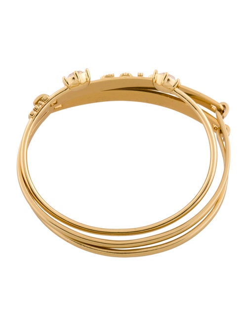 Christian Dior Crystal Dio(r)evolution Cuff & Bangle Bracelet Set