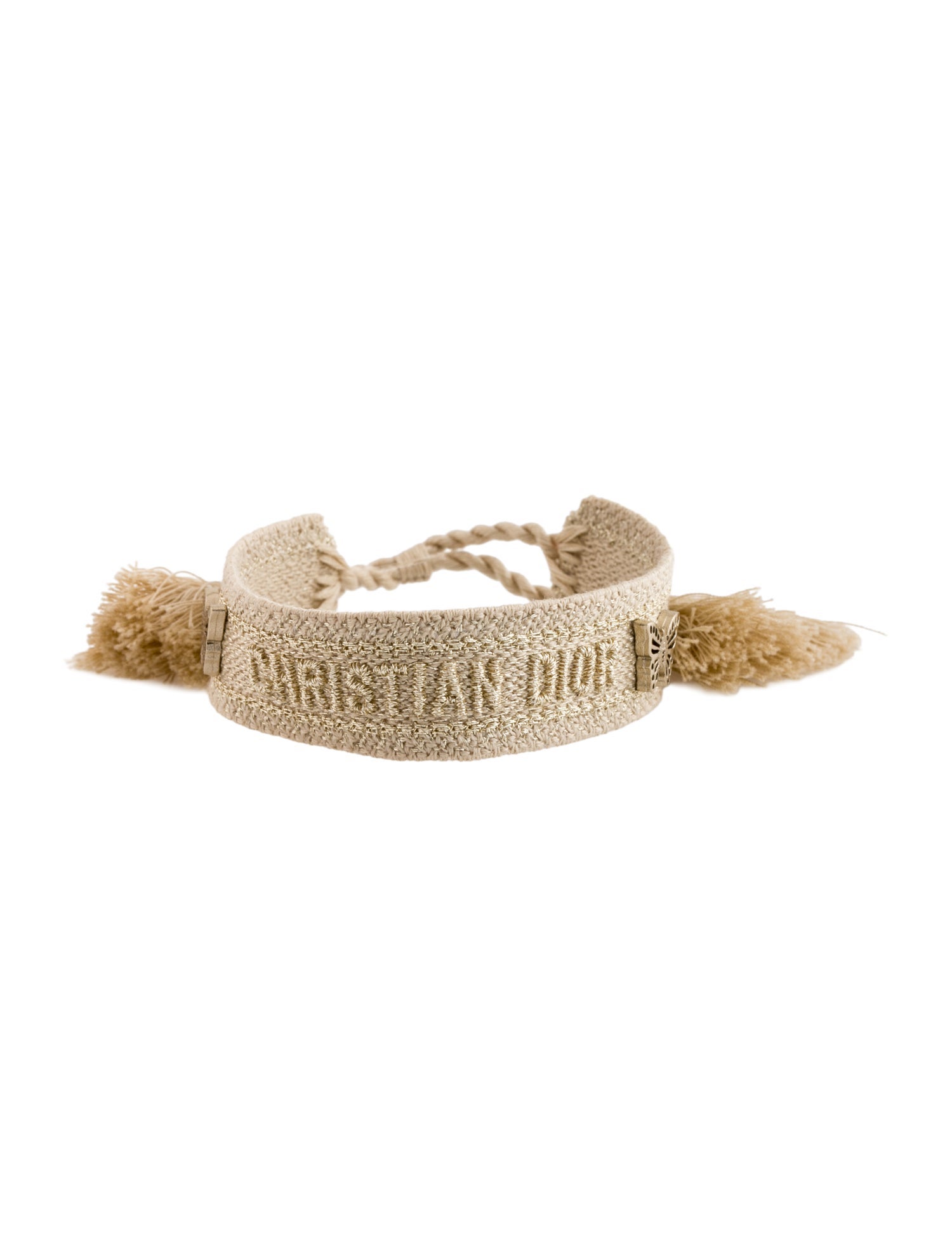 Christian Dior Cotton Threaded Friendship Bangle Bracelet
