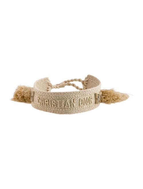 Christian Dior Cotton Threaded Friendship Bangle Bracelet