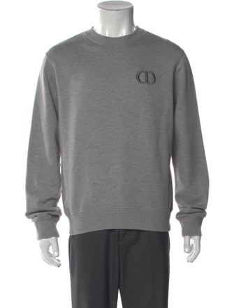 Christian Dior Graphic Print Crew Neck Pullover
