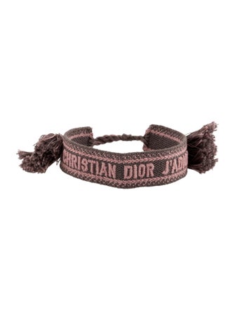 Christian Dior Cotton Threaded Friendship Bangle Bracelet