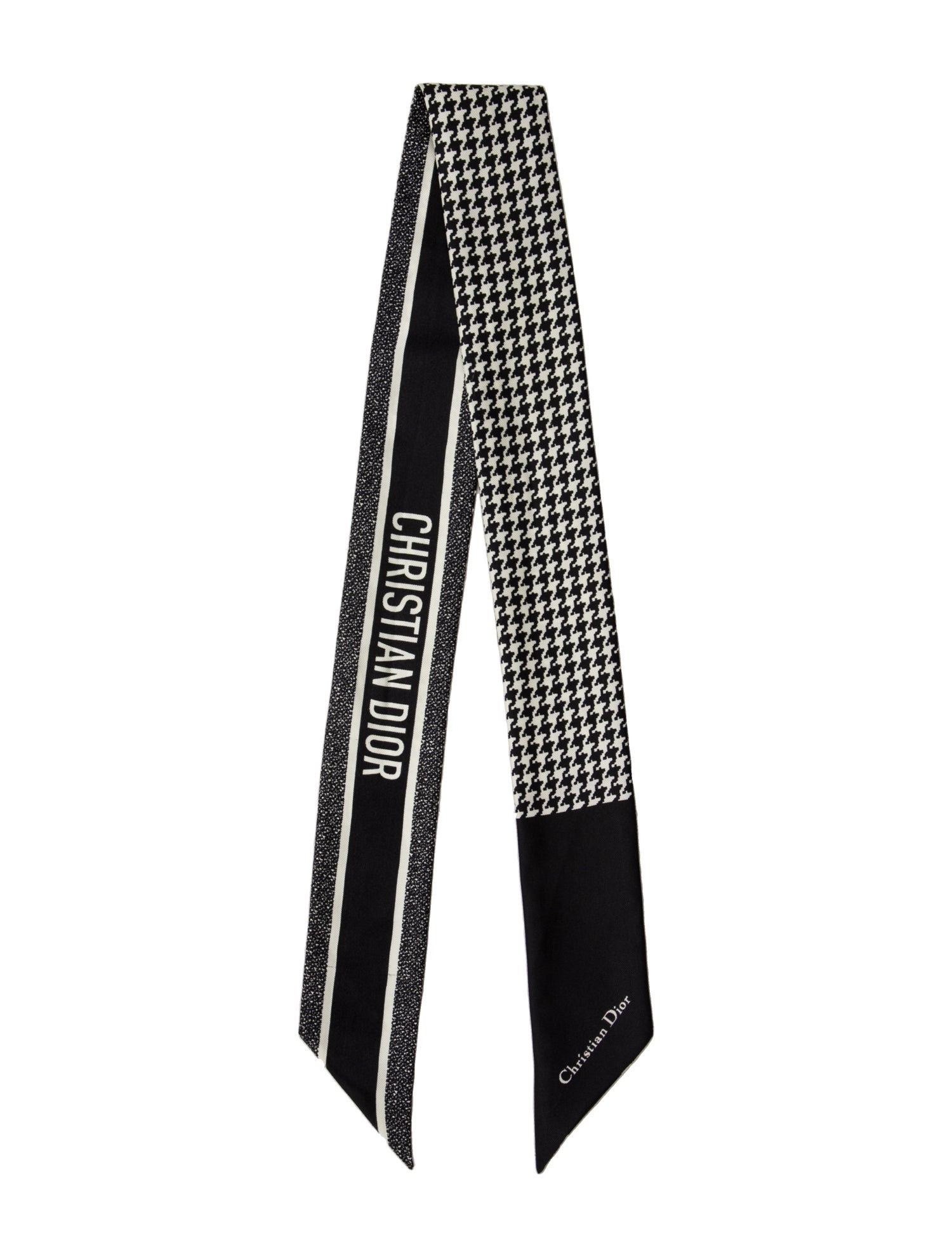 Christian Dior Silk Signature Logo Bandeau