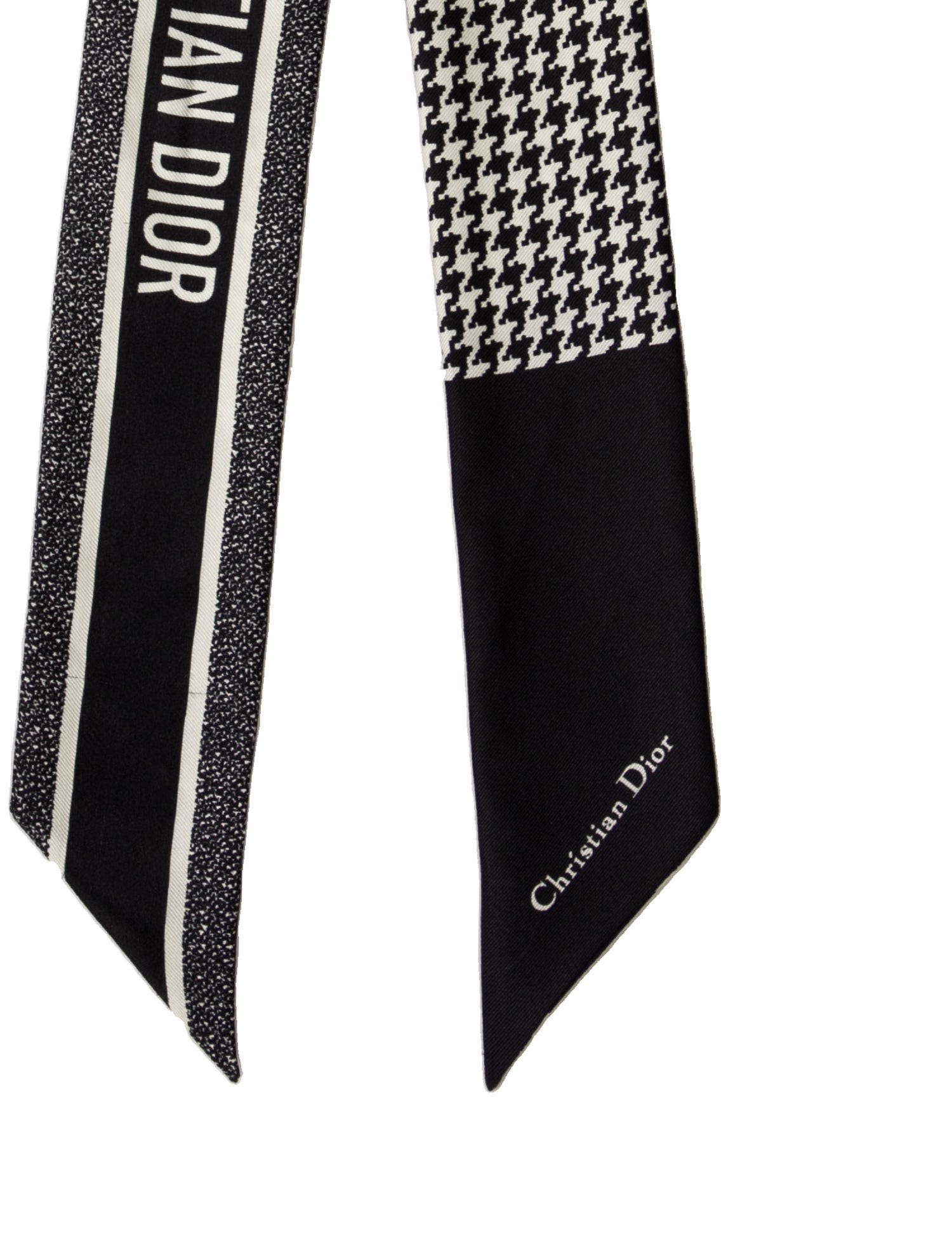 Christian Dior Silk Signature Logo Bandeau