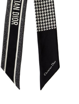 Christian Dior Silk Signature Logo Bandeau