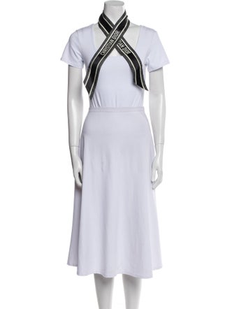 Christian Dior Silk Signature Logo Bandeau