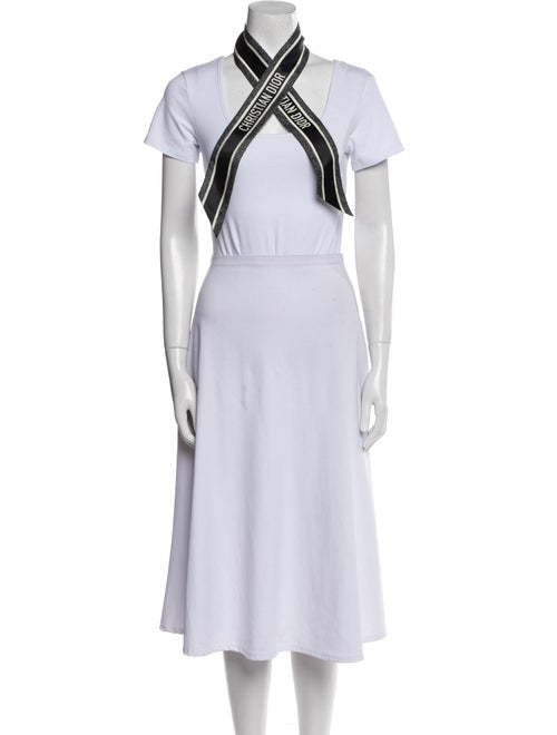 Christian Dior Silk Signature Logo Bandeau