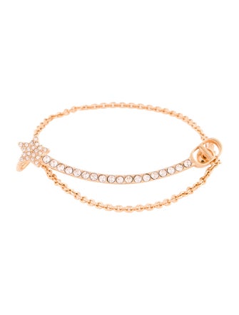 Christian Dior Crystal Ear Cuff Earring