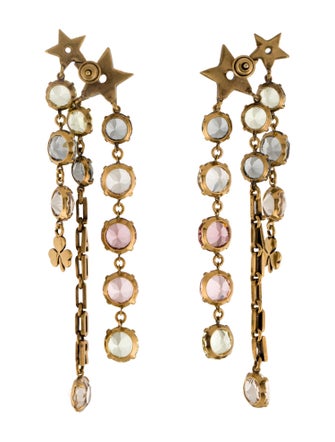 Christian Dior Crystal J'adior Chandelier Earrings